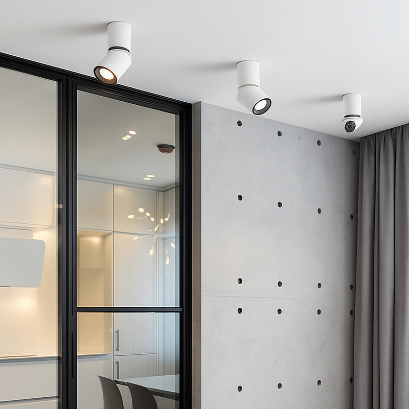 Cylindre de spots à LED orientables