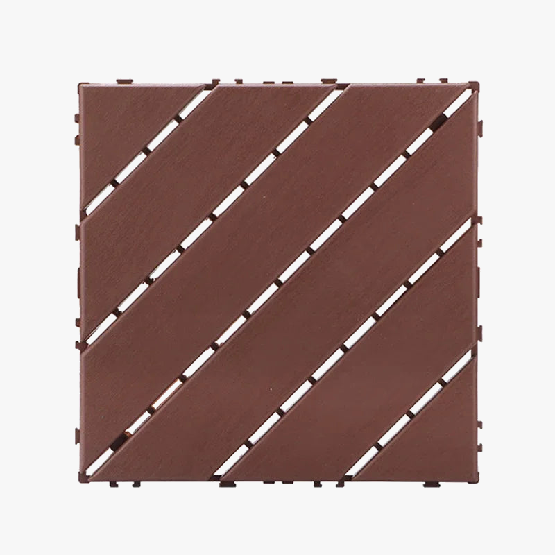 Dalles de sol extérieur clipsables plastique 30x30cm