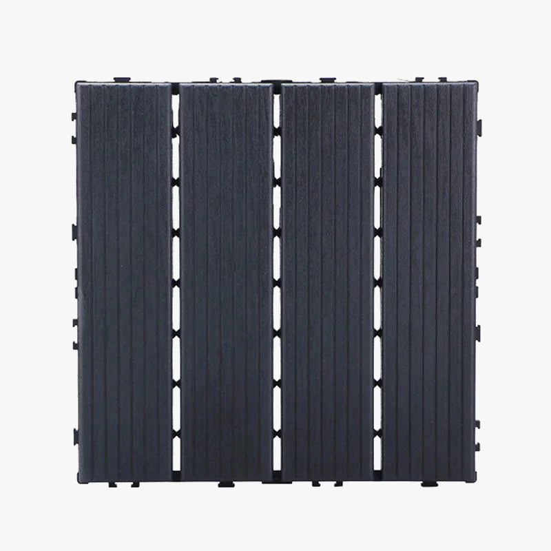 Dalles sol clipsables plastique 30x30 pour terrasse balcon