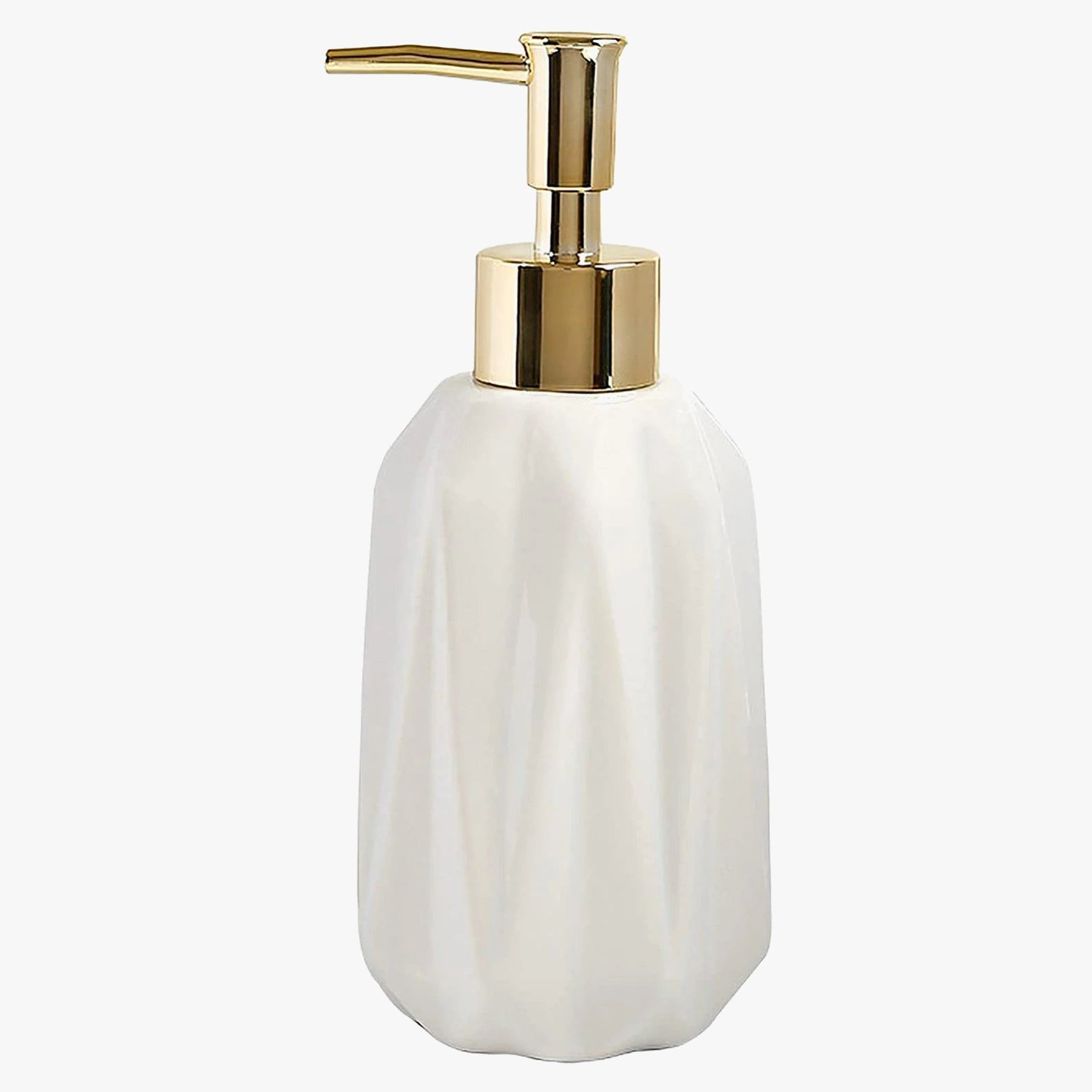 distributeur de savon en céramique avec pompe rechargeable pour liquide