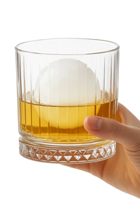 Ensemble 2 verres diamant sculpté pour whisky cocktail