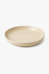 Ensemble 4 assiettes creuses plastique motif blé incassables