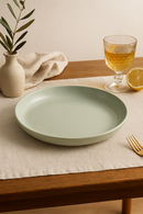 Ensemble 4 assiettes creuses plastique motif blé legeres