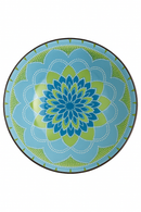 ensemble 4 bols ceramique boheme motifs soupe 20cm