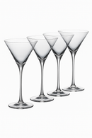 Ensemble 4 verres martini design classique 130ml