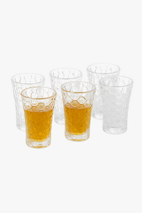 Set of 6 tasting glasses minimalist design for coffee and spirits