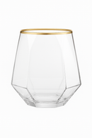 Ensemble 6 verres whisky relief style luxe