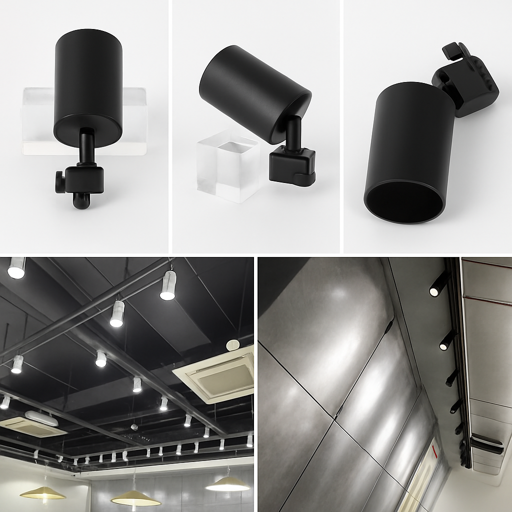 ensemble complet de rails d'éclairage à led remplaçable pour intérieur - vue 4 sur 18