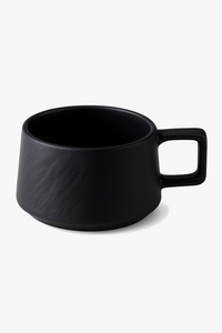 Ensemble tasse assiette céramique design minimal résistant chaleur