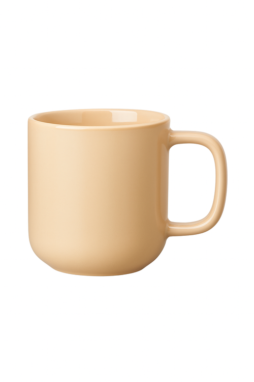 Ensemble tasses café grès motif moderne 35cl 47cl