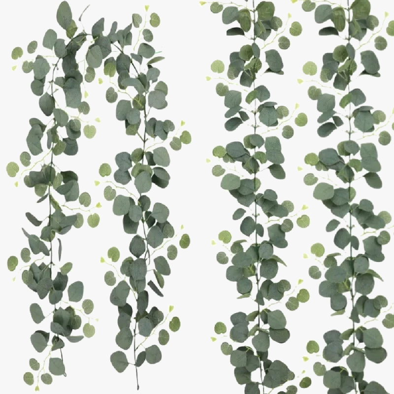feuilles d'eucalyptus artificielles pour décoration de jardin