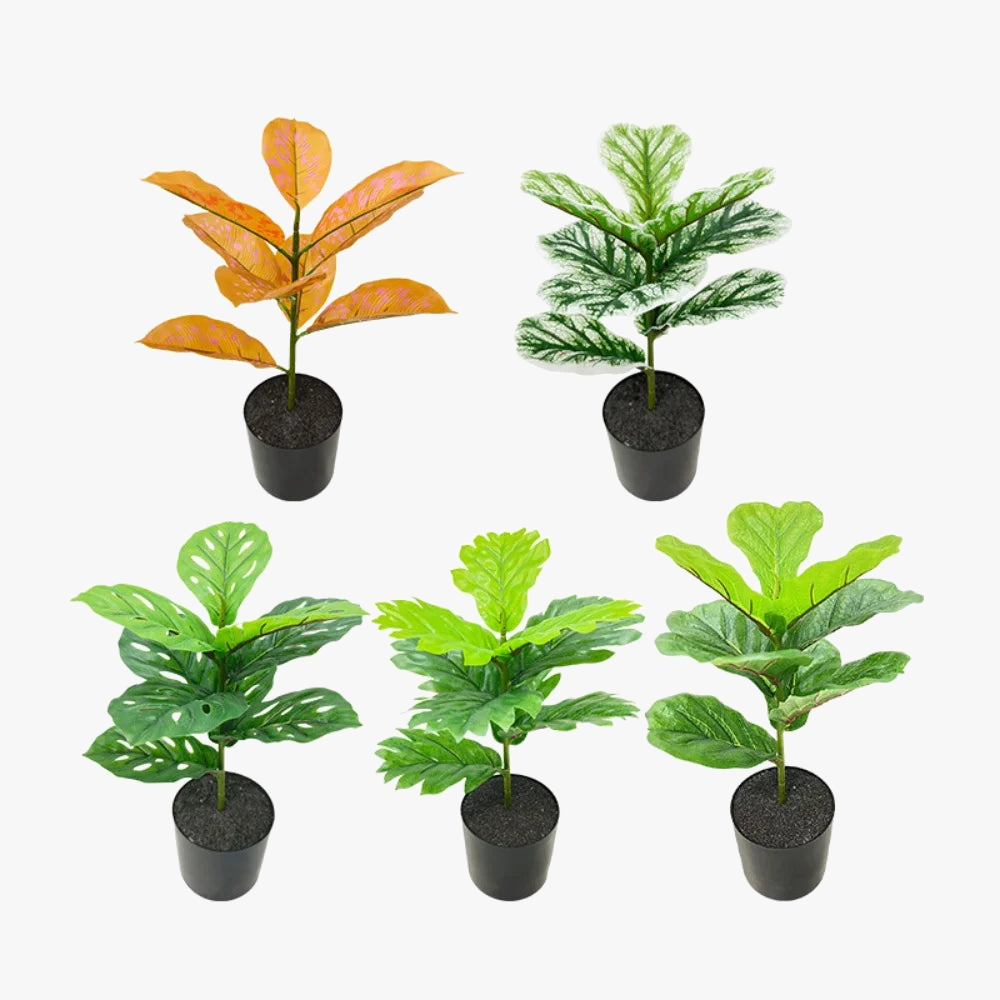 ficus lyrata plante artificielle décorative en pot pour intérieur