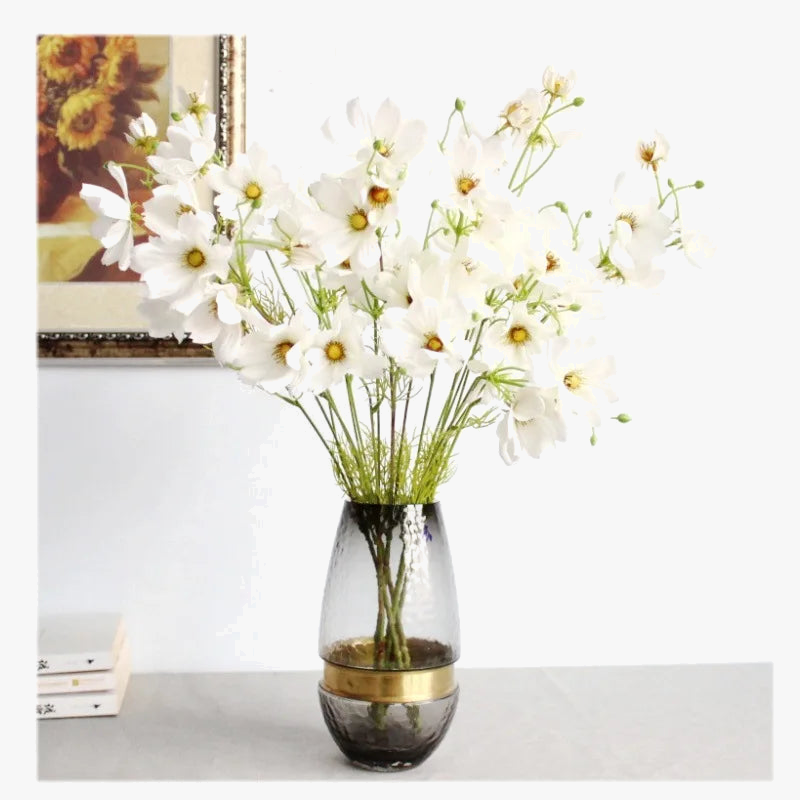 fleur artificielle de camomille pour décoration de mariage et fête