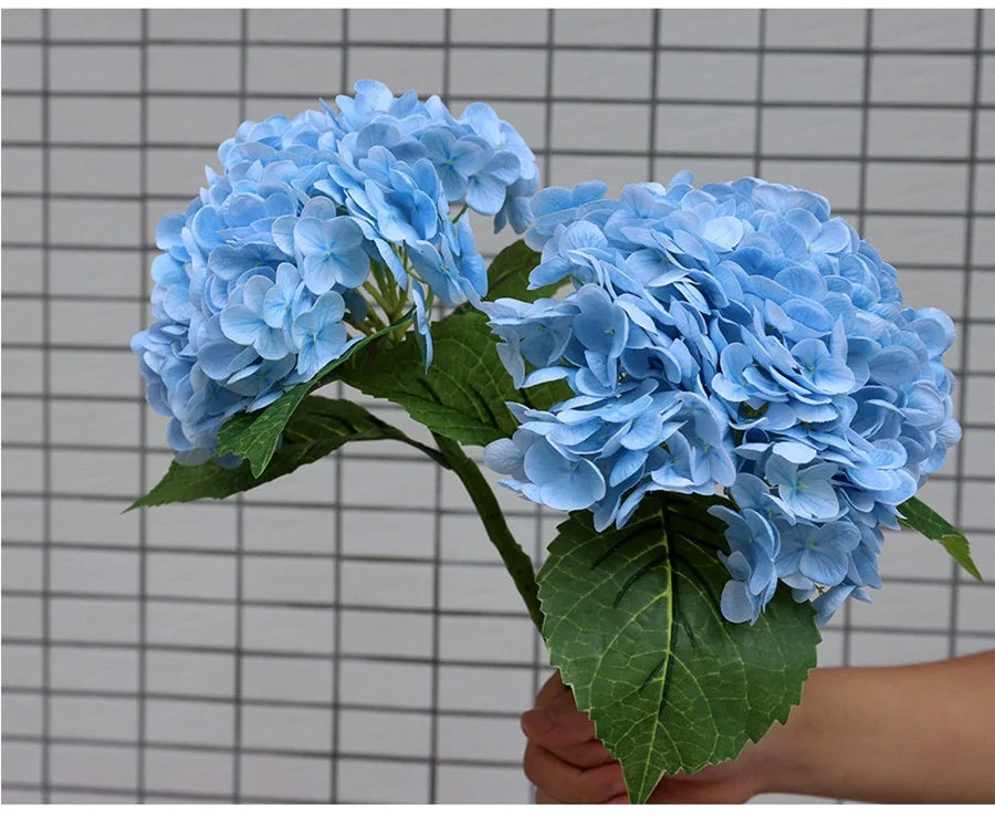 fleur d'hortensia artificielle réaliste pour décoration de fête