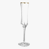 Flutes a champagne elegantes verre souffle main