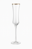 Flutes a champagne elegantes verre souffle main