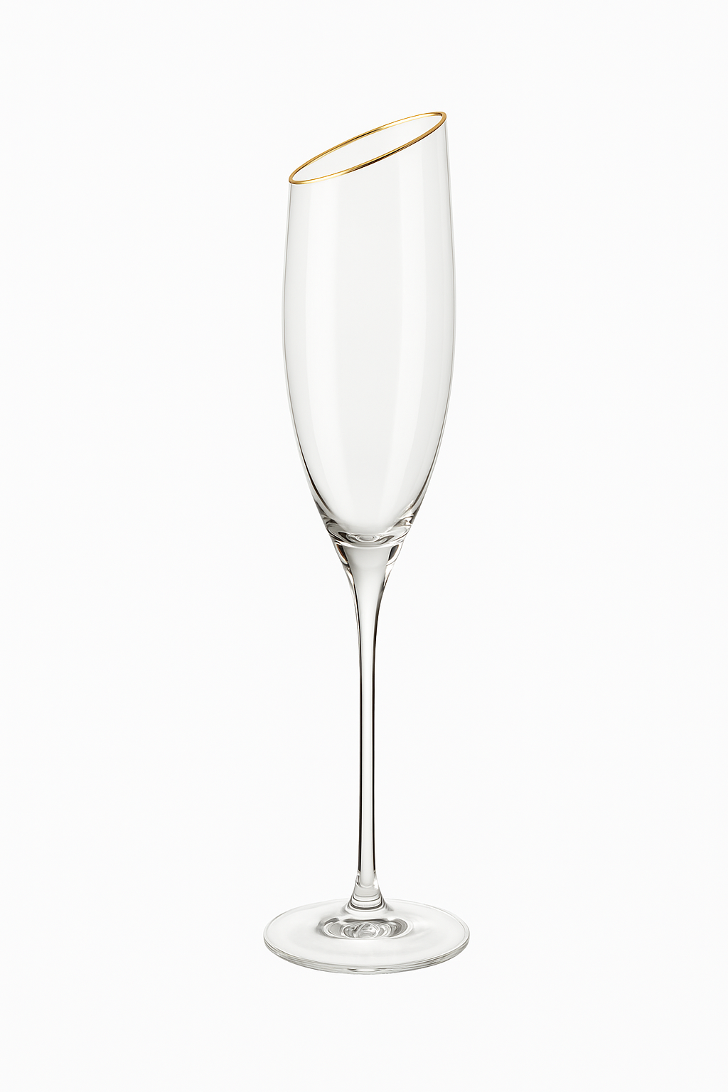 Flutes champagne design élégant verre soufflé sans plomb - vue 2 sur 2
