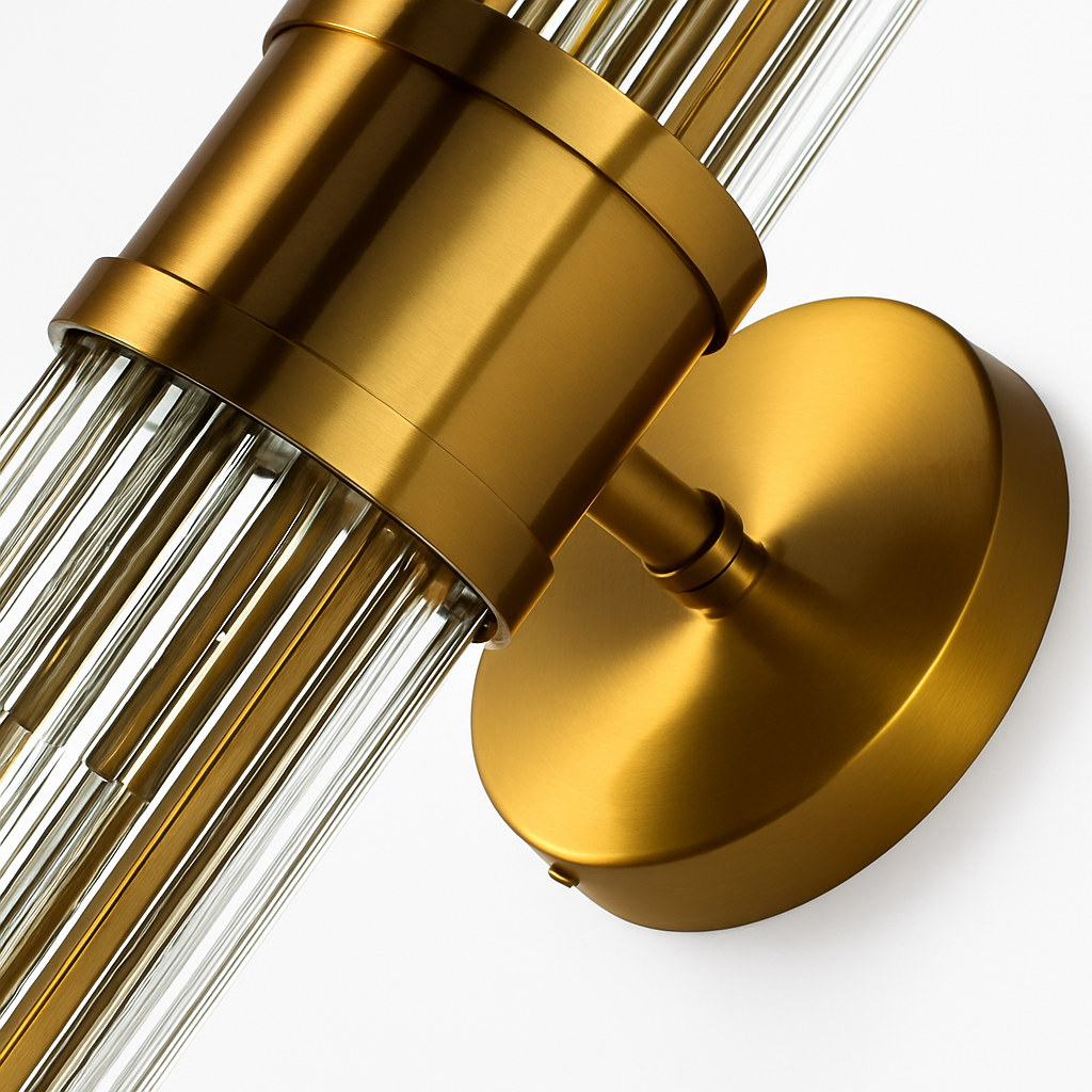 FSS moderne luxe or cristal applique LED Simple coquille lumière pour salon chambre fond chevet escalier allée - vue 5 sur 10