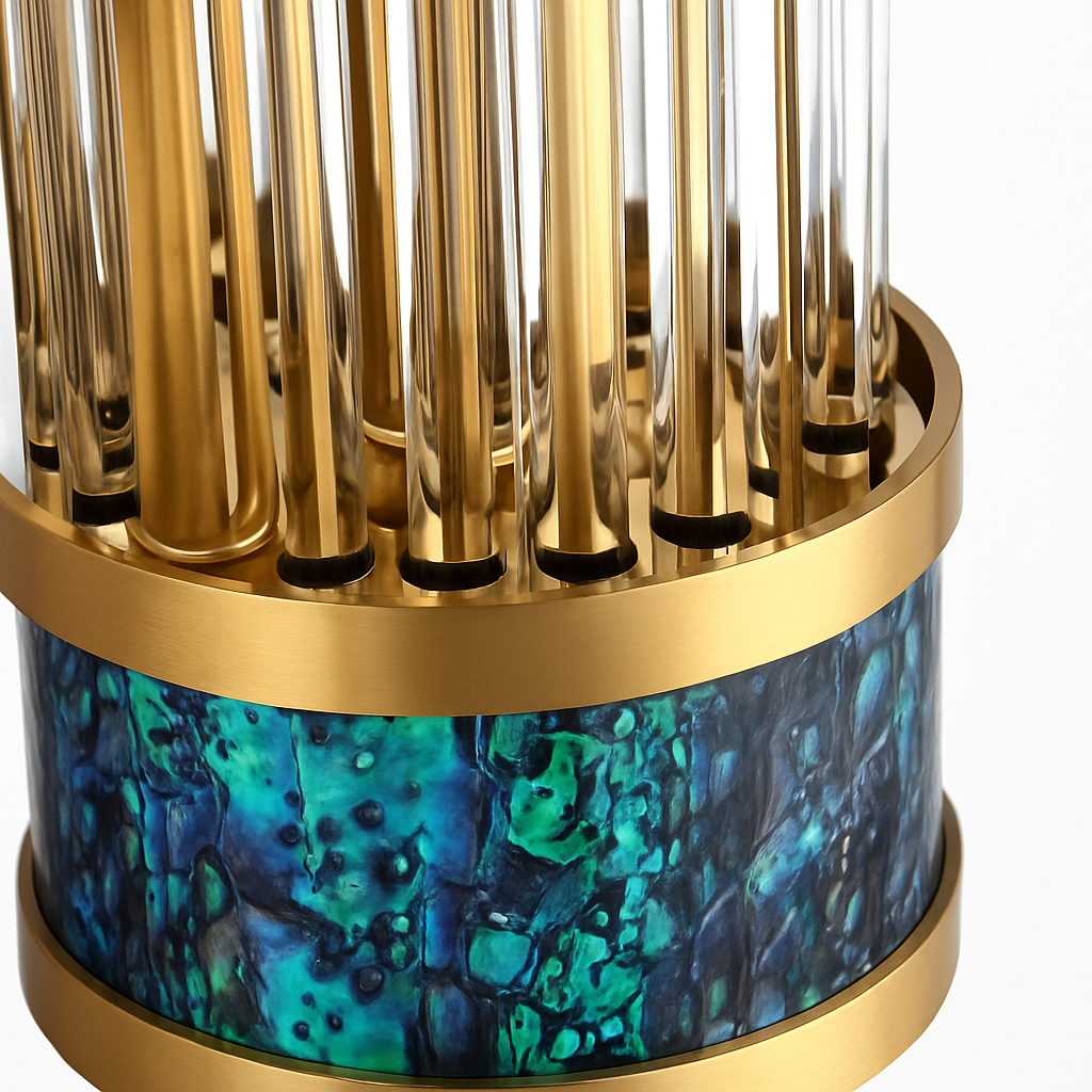 FSS moderne luxe or cristal applique LED Simple coquille lumière pour salon chambre fond chevet escalier allée - vue 6 sur 10