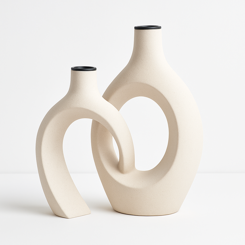 grand vase décoratif en céramique pour un intérieur moderne et élégant - vue 13 sur 12