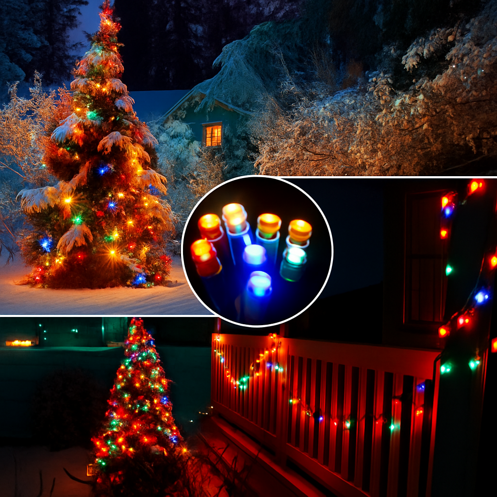 guirlande lumineuse solaire étanche pour extérieur jardin mariage Noël - vue 4 sur 13
