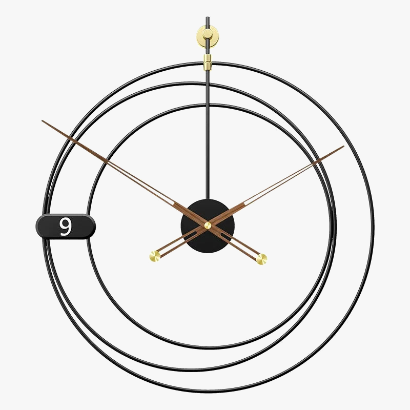 horloge murale design moderne silencieuse pour décoration intérieure