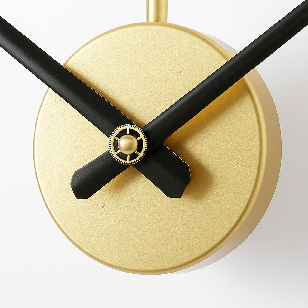Horloge murale design rond ouvert 50cm Bolt - vue 4 sur 5