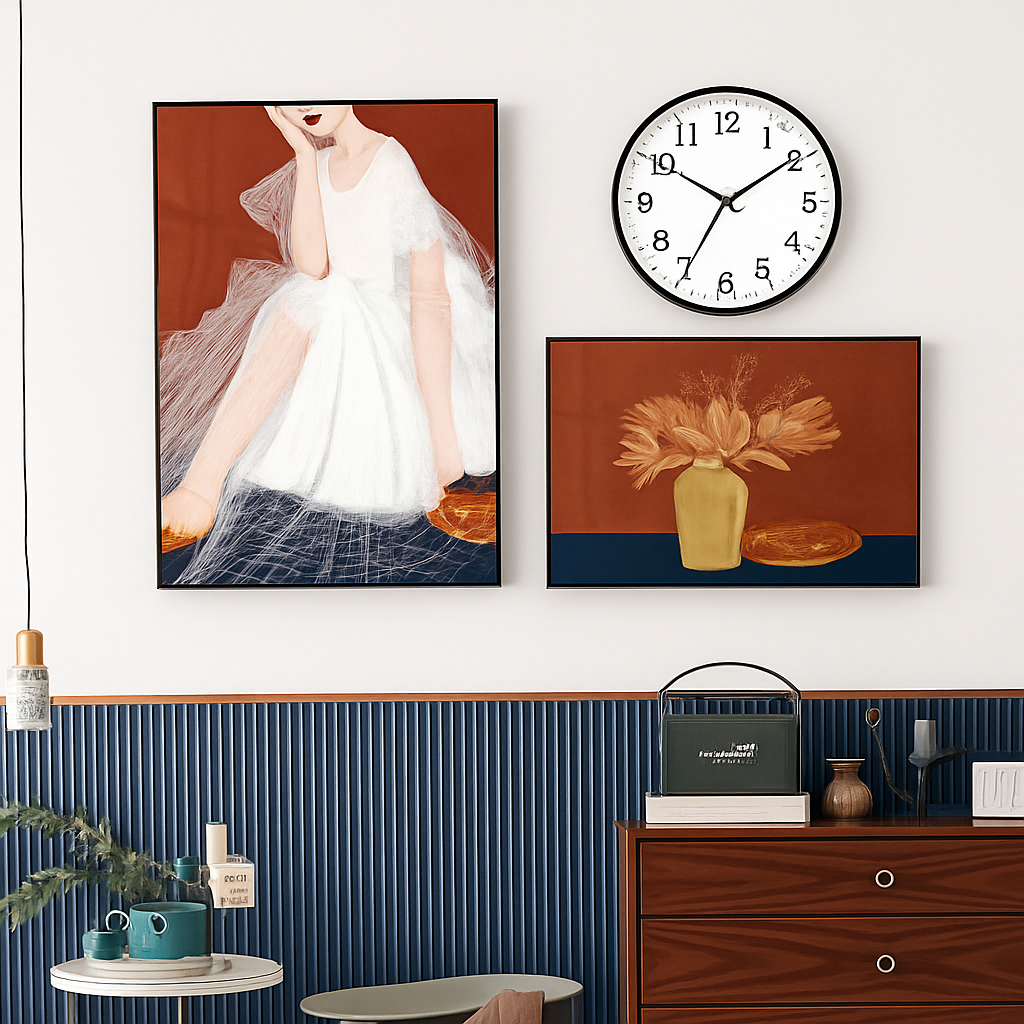 horloge murale extérieure étanche avec affichage température et humidité - vue 4 sur 8