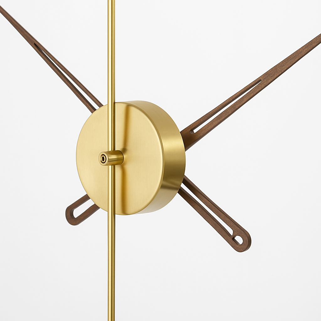 horloge murale luxe moderne décoration minimaliste nordique artisanale