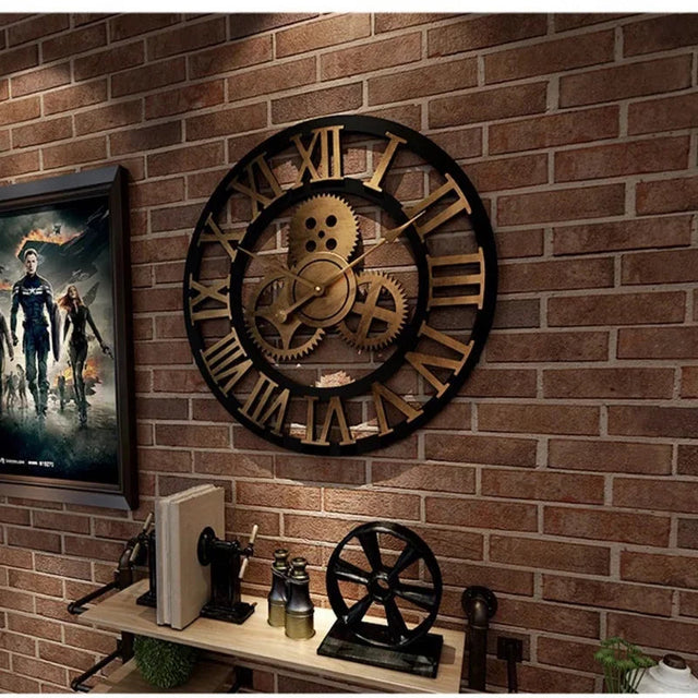 horloge murale rétro créative décorative pour un style unique