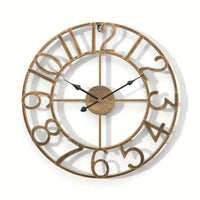 horloge murale rétro en métal décoration créative pour votre intérieur