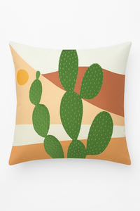 housse de coussin abstraite art plant 45x45 cm