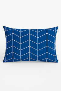 housse de coussin bleu motif animaux marins 30 x 50 cm