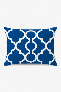 housse de coussin bleu motif animaux marins 30 x 50 cm