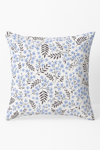 housse de coussin carrée fleurs aquarelle 45 cm pour décoration intérieure
