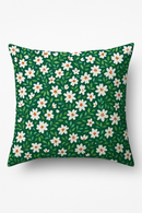 housse de coussin carrée fleurs aquarelle 45x45 cm décoratif pour canapé