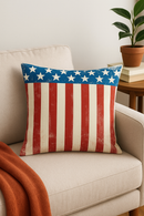 housse de coussin carrée imprimée love usa pour décoration intérieure