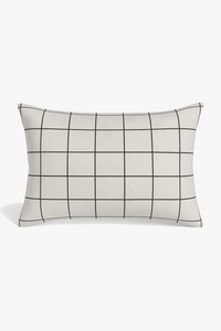 housse de coussin décorative arc-en-ciel motif géométrique et végétal