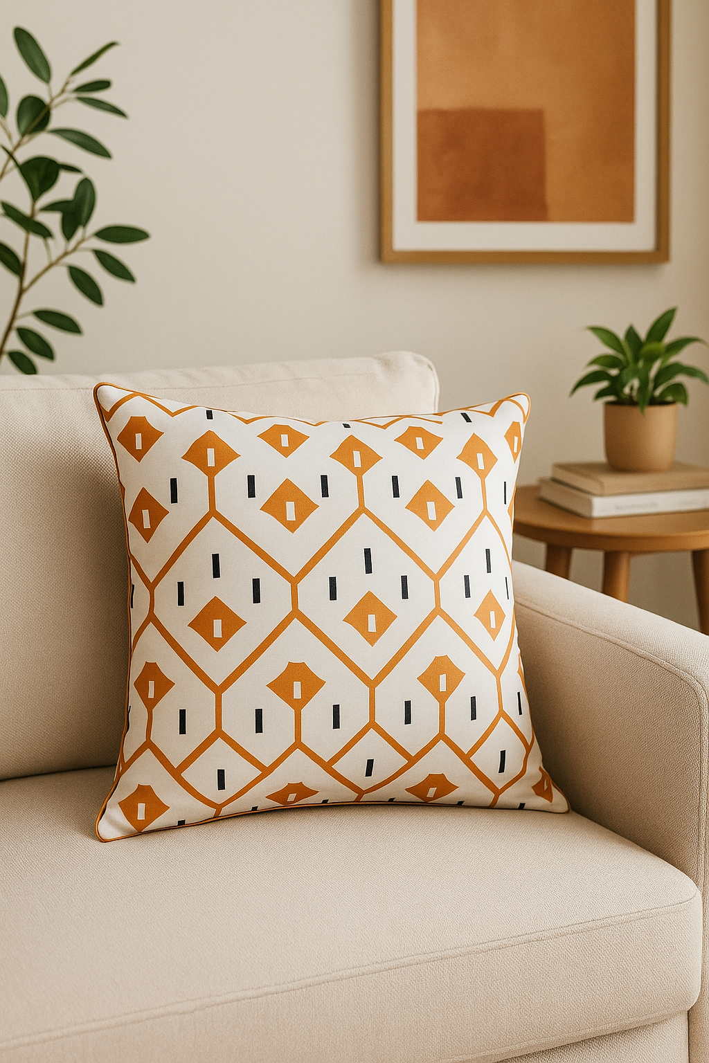 housse de coussin d'extérieur imperméable colorée 50 x 70 cm - vue 3 sur 2