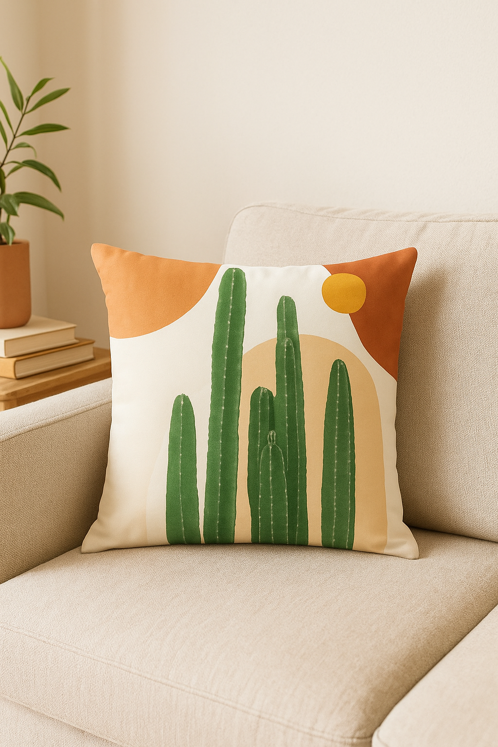 housse de coussin décorative à motif végétal pour canapé 45x45 cm - vue 3 sur 2