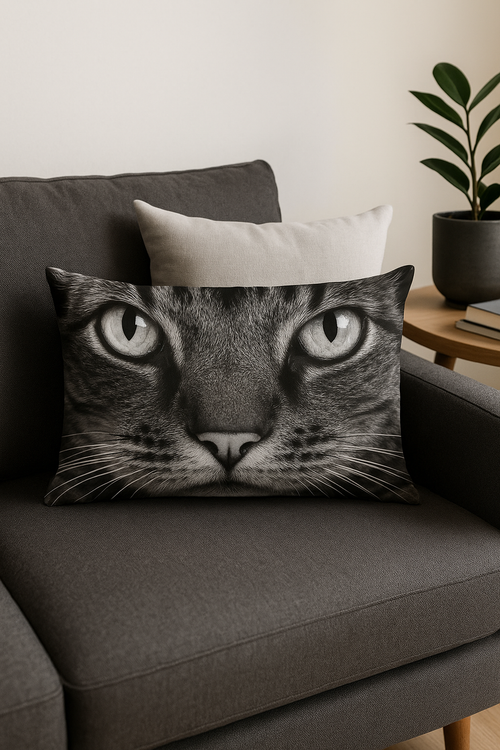 housse de coussin décorative avec motif animaux mignons - vue 2 sur 2