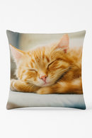 housse de coussin décorative avec motif chat mignon