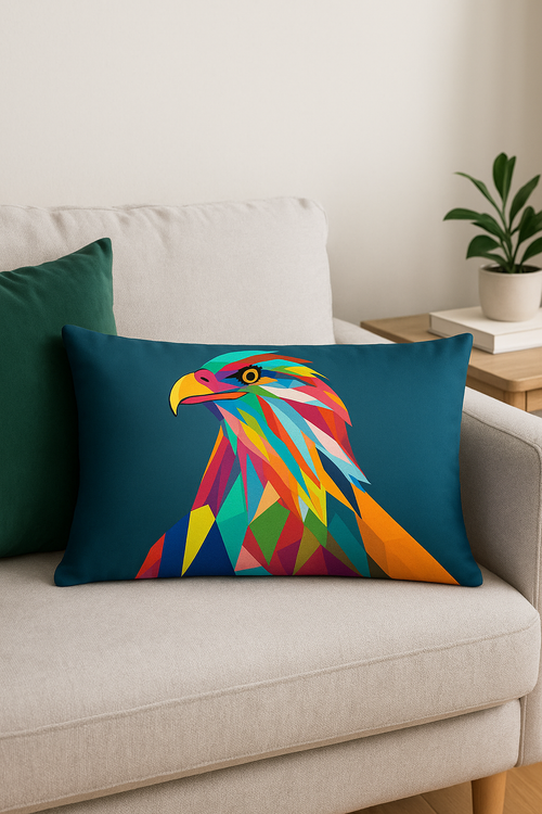 housse de coussin décorative avec motifs animaux mignons - vue 2 sur 2