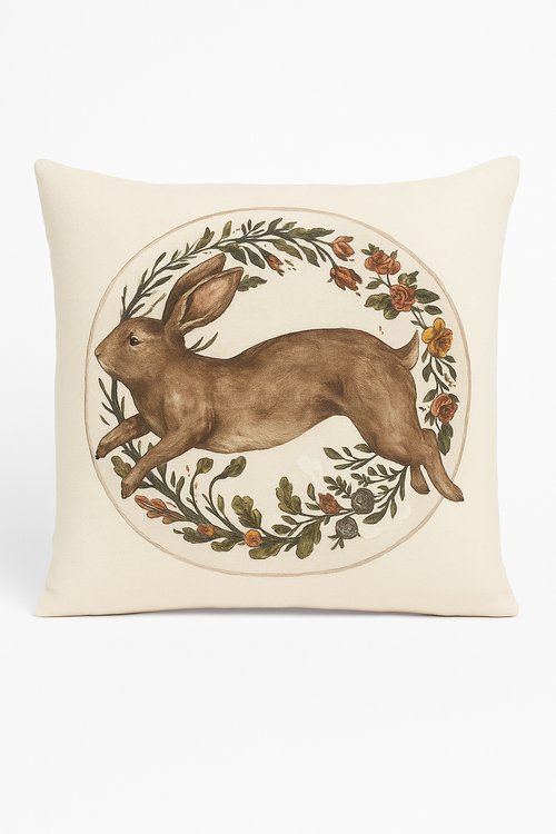 housse de coussin décorative motif animaux colorés pour canapé