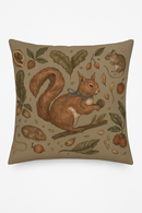 housse de coussin décorative motif animaux colorés pour intérieur