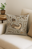 housse de coussin décorative motif animaux colorés pour salon