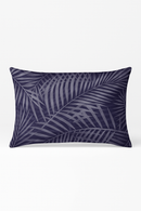 housse de coussin décorative motif feuilles tropicales vertes 30 x 50 cm