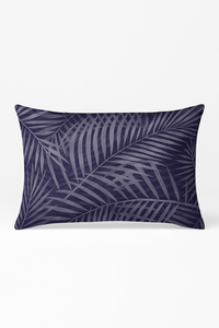 housse de coussin décorative motif feuilles tropicales vertes 30 x 50 cm