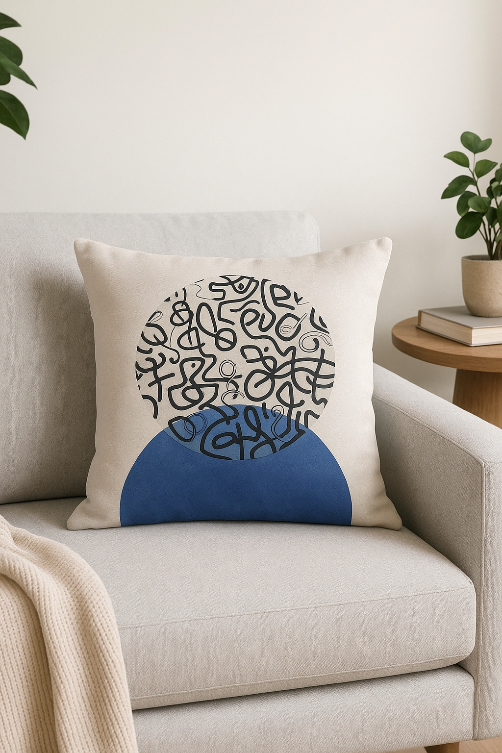 housse de coussin décorative pour maison bureau et voiture - vue 3 sur 2