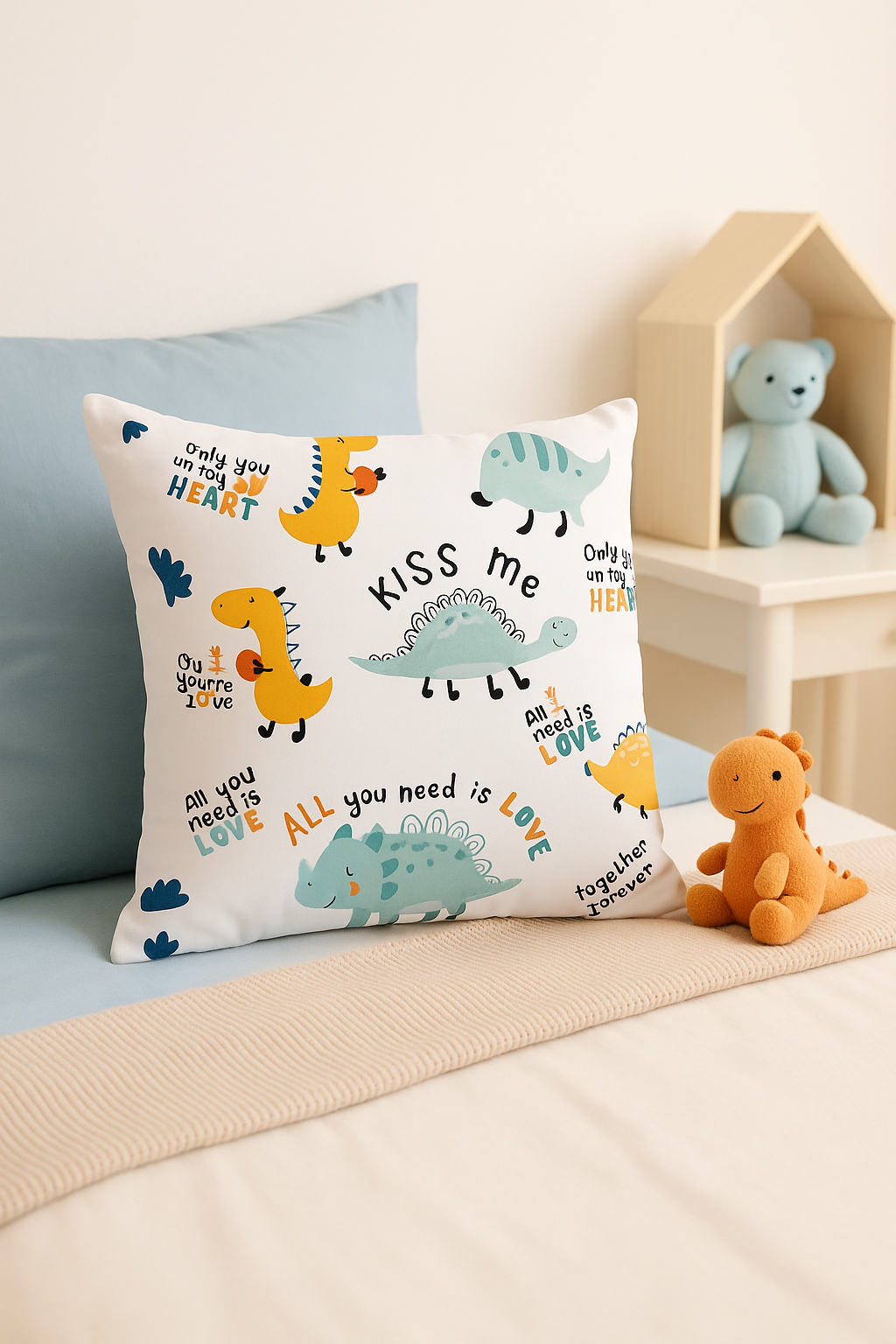 housse de coussin dinosaure mignon décoration luxe pour maison - vue 3 sur 2